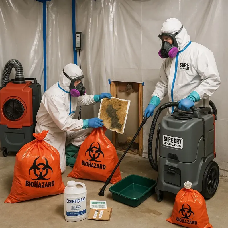 Contaminated Water Handling Protocols process in Oak Hill, TN