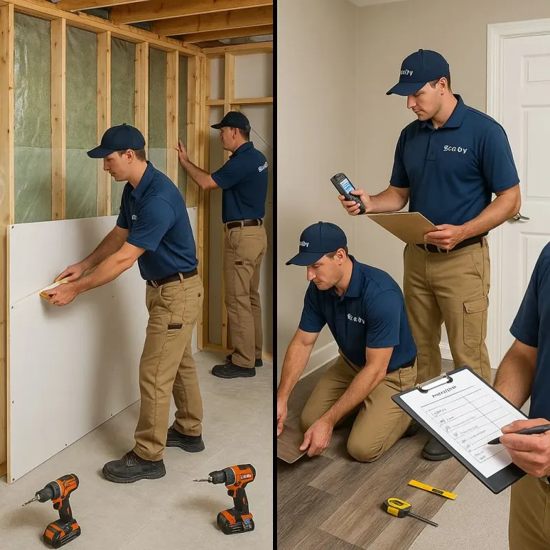 Repairs and Reconstruction process in Oak Hill, TN