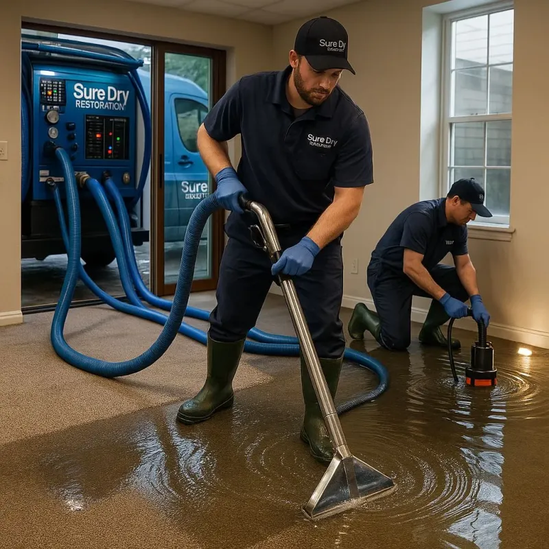 Water Extraction and Removal process in Oak Hill, TN